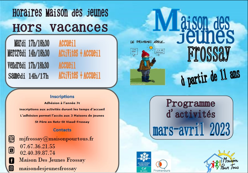 PROGRAMME activités mars avril 2023 page 1