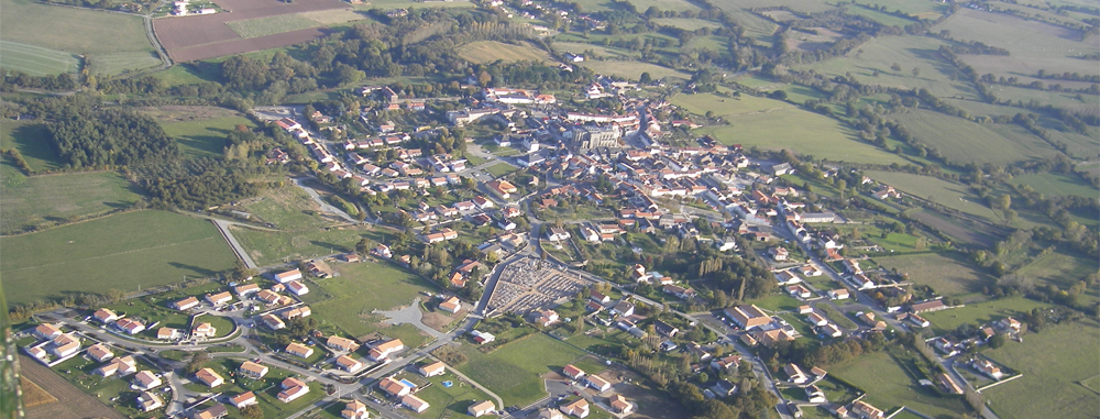 Vue aérienne Frossay